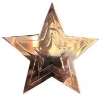 Звезда на памятник ø 150 (518234) монтаж обелиск - стела мм. пустотелая  в Кашире