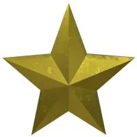 Звезда накладка на памятник литая латунь в Кашире (518483)