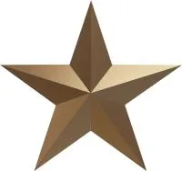 Звезда на памятник ветерану ВОВ из бронзы в Кашире (518494)