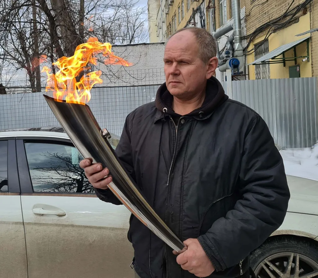 Факелы газовые для эстафеты Олимпийского огня в Кашире